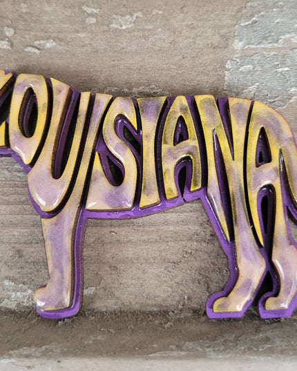 The Mighty Louisiana Tiger Magnet