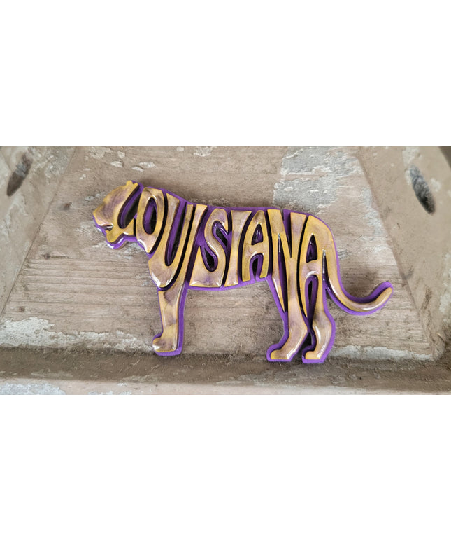 The Mighty Louisiana Tiger Magnet