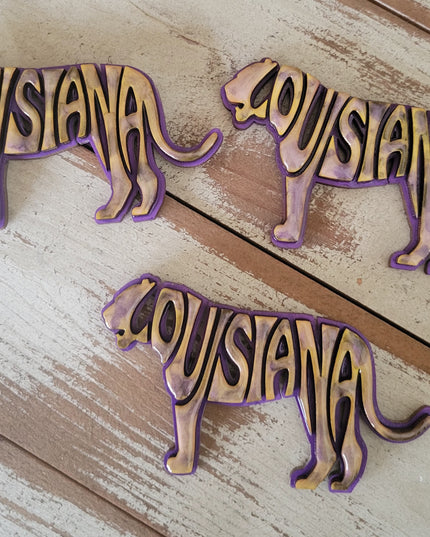 The Mighty Louisiana Tiger Magnet