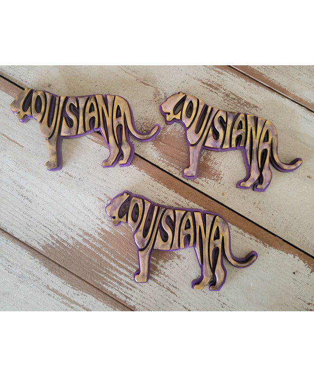 The Mighty Louisiana Tiger Magnet