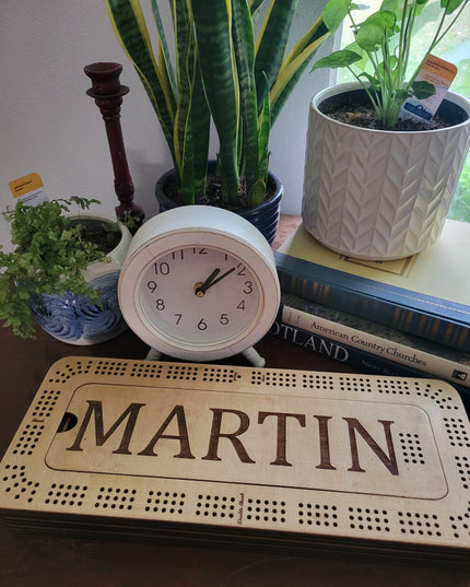 Cribbage Board  - Handcrafted Premium 8-Layer Wooden - Quality Game