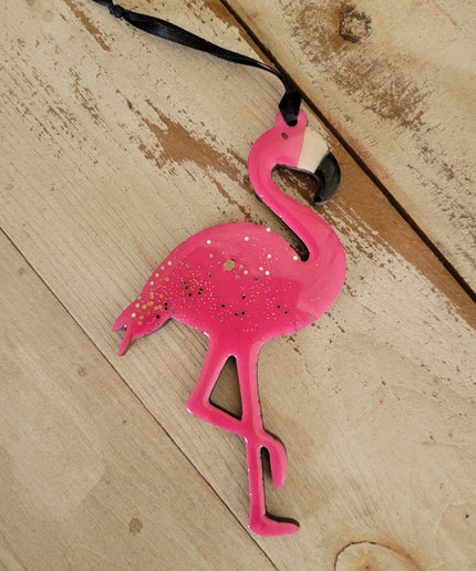 The Flockin Fabulous Flamingo Ornament