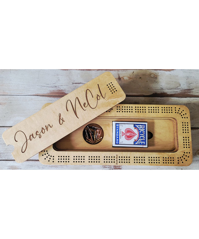 Cribbage Board  - Handcrafted Premium 8-Layer Wooden - Quality Game