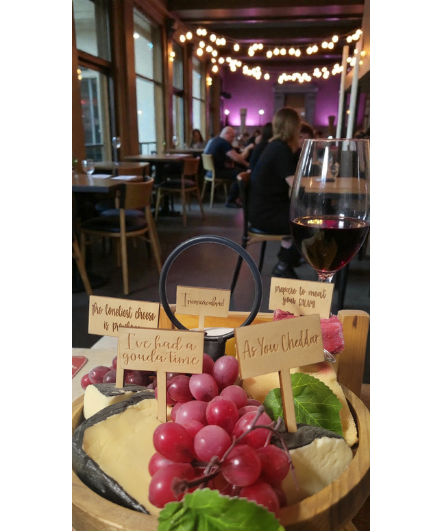 Charcuterie Wooden Meat and Cheese Markers 9 piece