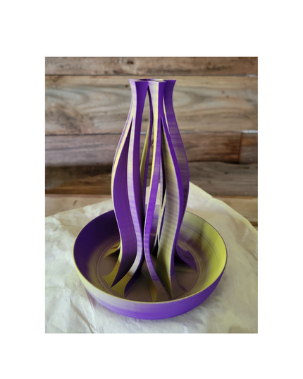 Vase - Emberflare Purple and Gold