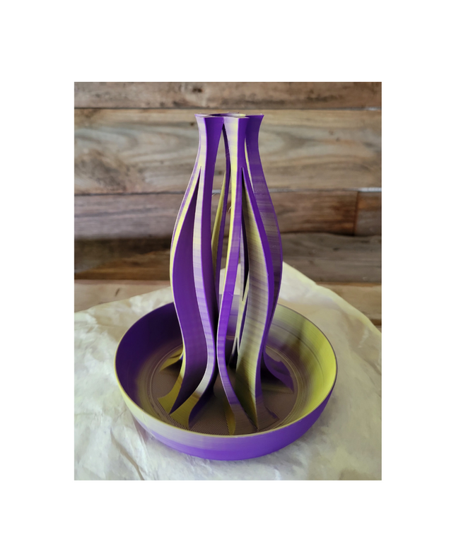 Vase - Emberflare Purple and Gold
