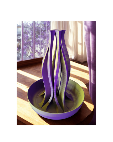 Vase - Emberflare Purple and Gold