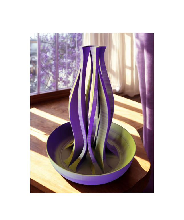 Vase - Emberflare Purple and Gold