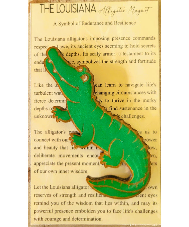 The Louisiana Alligator Magnet