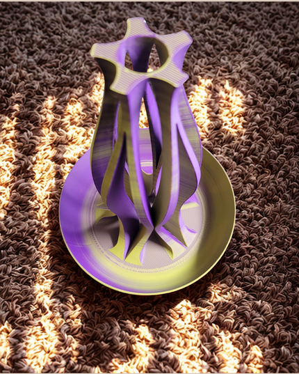 Vase - Emberflare Purple and Gold