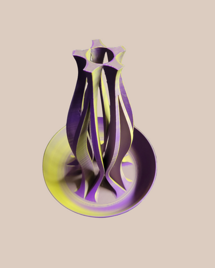 Vase - Emberflare Purple and Gold