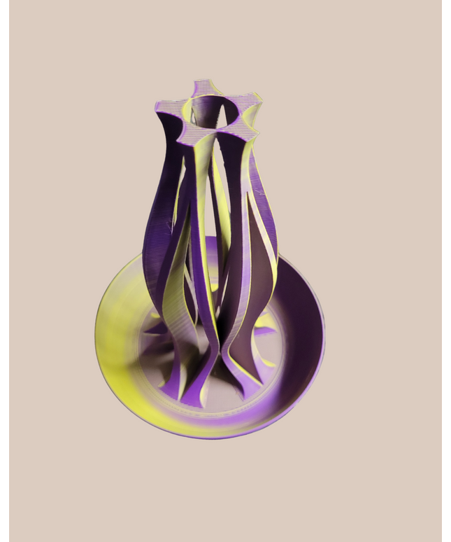 Vase - Emberflare Purple and Gold