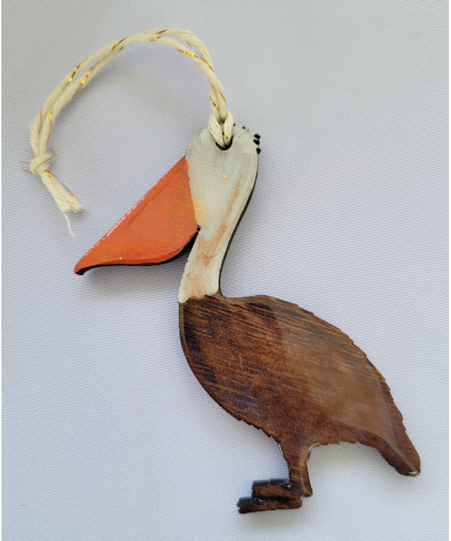 The Brown Pelican Ornament