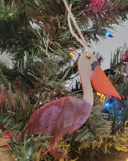 The Brown Pelican Ornament