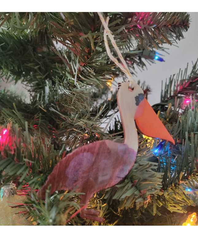 The Brown Pelican Ornament