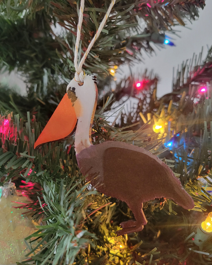 The Brown Pelican Ornament