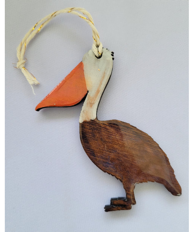 The Brown Pelican Ornament