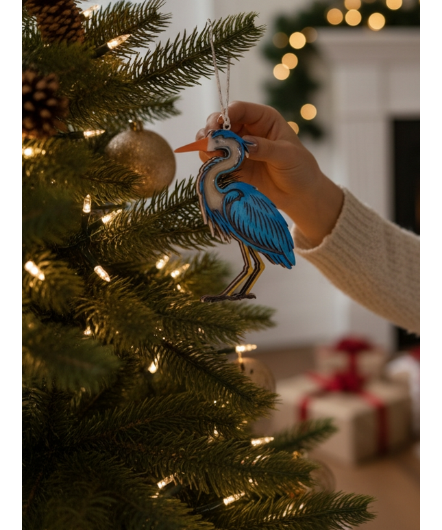 The Great Blue Heron Ornament