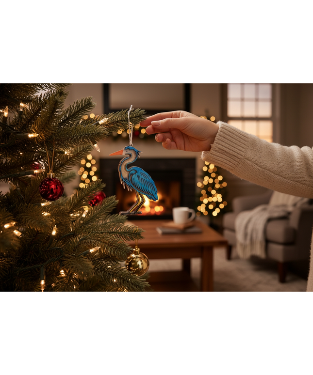 The Great Blue Heron Ornament
