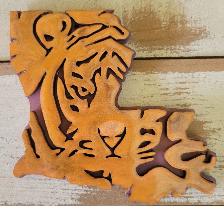 The Majestic Louisiana Tiger Ornament