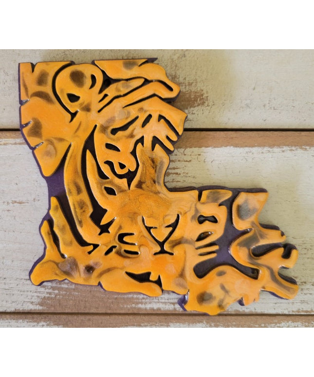 The Majestic Louisiana Tiger Ornament