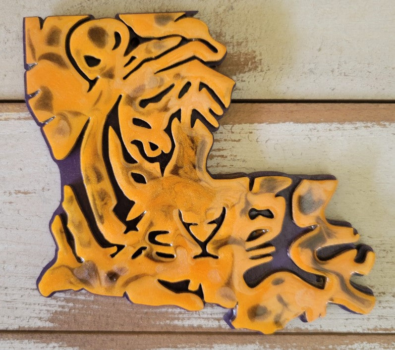 The Majestic Louisiana Tiger Ornament