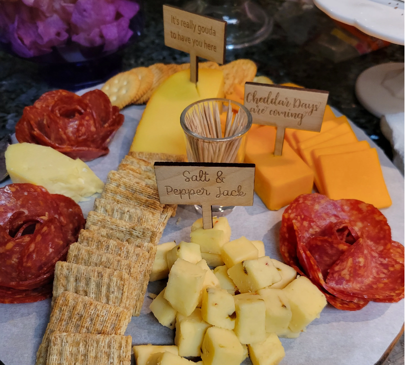 Charcuterie Cheese Markers Tailgate Pack