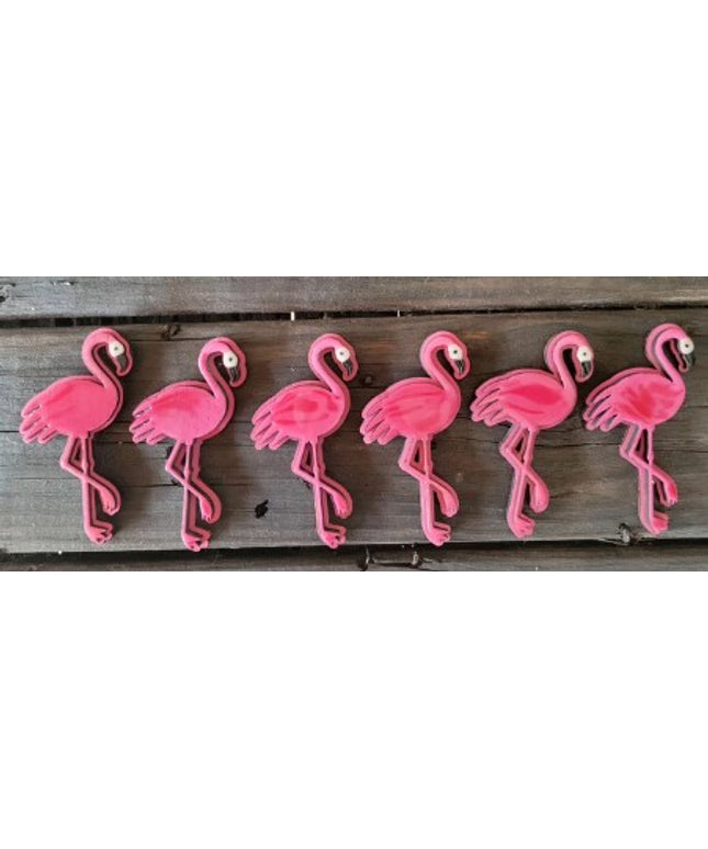The Flockin Fabulous Flamingo Magnet