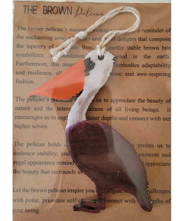 The Brown Pelican Ornament